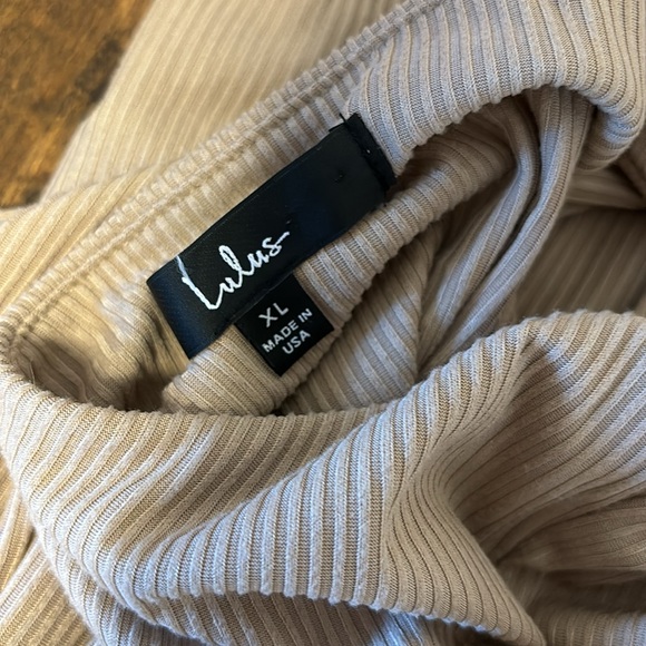 Lulus knit racer back maxi dress. - Picture 7 of 8